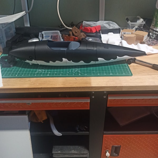 sous-marin tintin longueur 50cm
