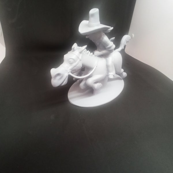 figurine tintin à cheval