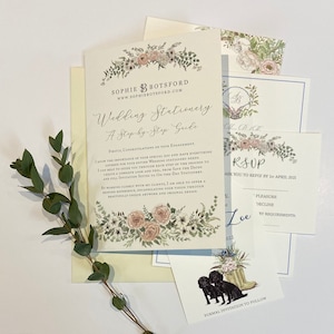 Personalised Wedding Stationery Sample Pack