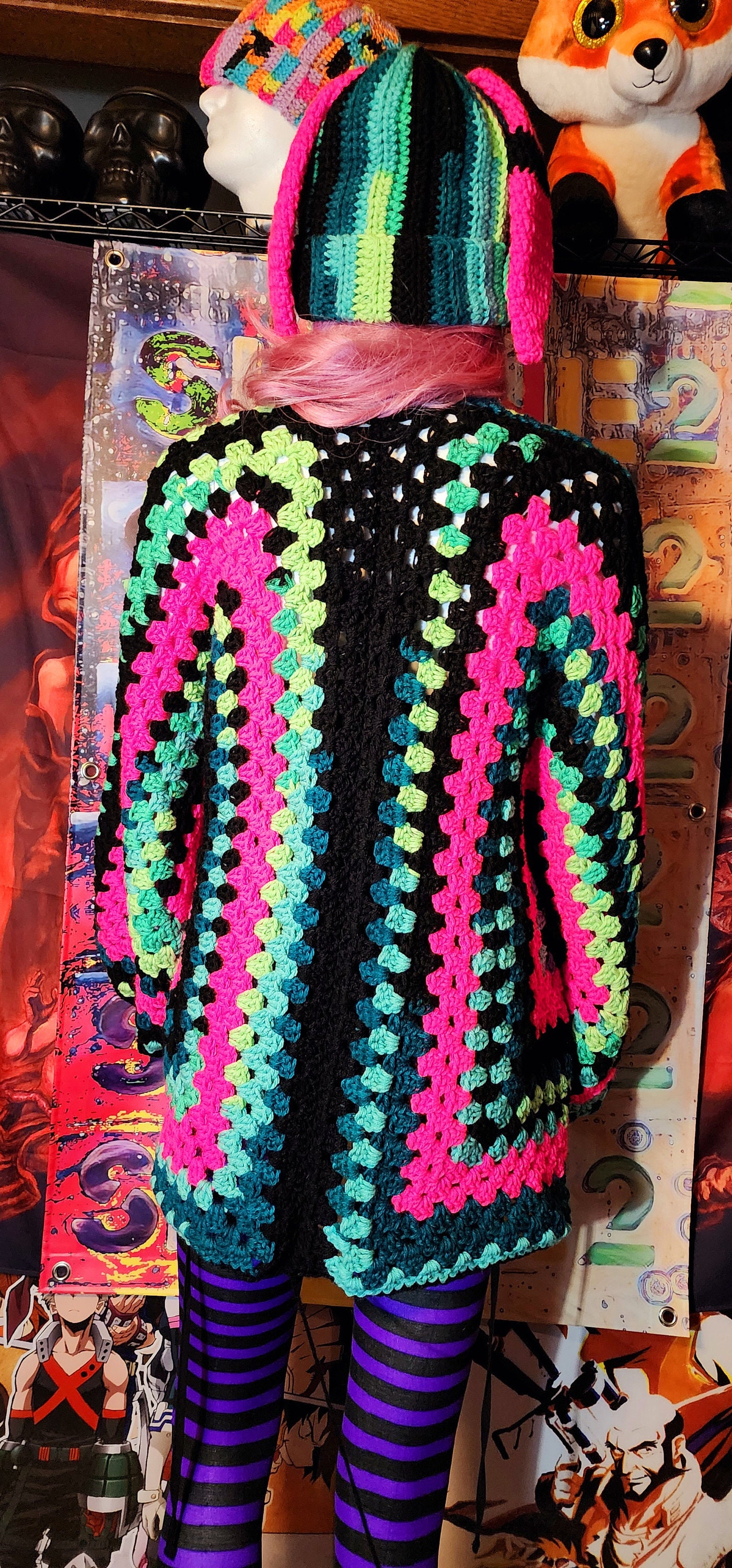 トップス DestructionDesign BigCardigan トップス GRANCY Destruction Design Big Cardigan L Dyexces