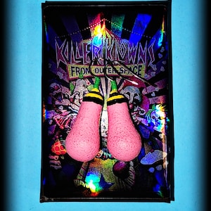 Killer Klowns Cotton Candy Cocoon Earrings