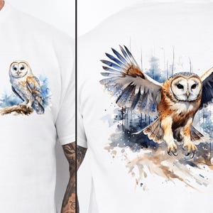Fantastisches Eulen Shirt, Eulen Liebhaber T-Shirt, Unisex T-Shirt, Geschenk für Ihn, Geschenk für Sie, Naturliebhaber, Eule im Flug