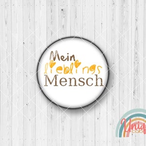 Motif cabochon My favorite person favorite person yellow brown love - cabochon set A3721