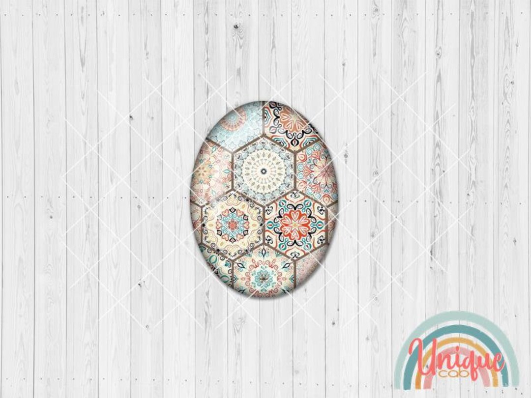 Motif Cabochon Pattern Tiles Graphic Cabochon Set A4713 - Etsy