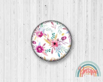 Motivcabochon Blüten Blumen Gräser Blätter Wiese - Cabochon Set A4337