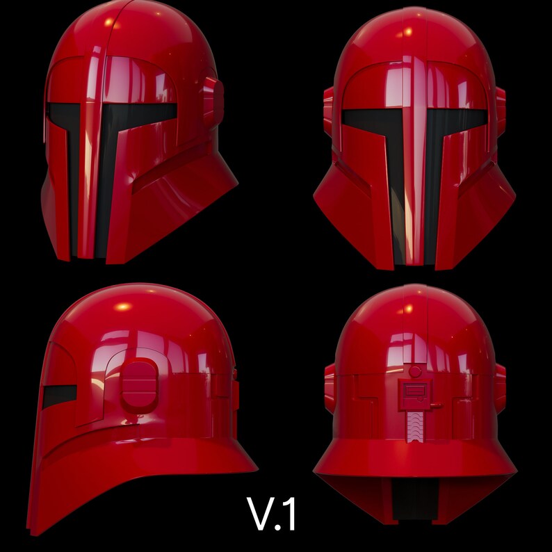 Mandalorian Praetorian Guard Helmet 3D Files for 3D Printing Etsy