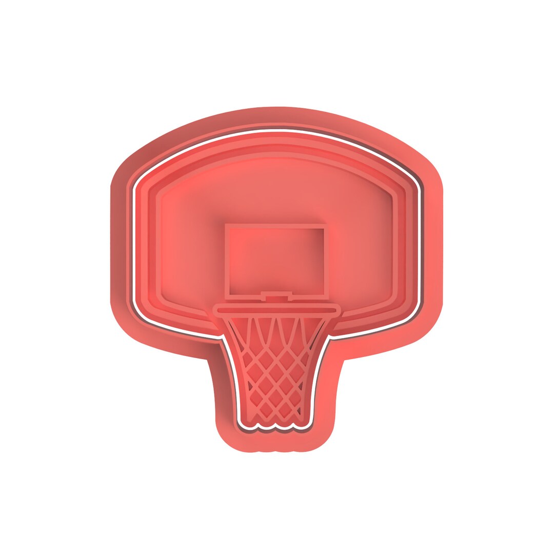Ccookie Hoops Basketball Hoop Cookie Cutter, Stamp and Debosser Set - Etsy