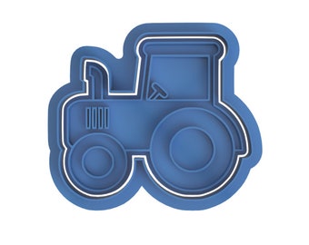 Traktor Ausstecher, Stempel und Debosser Set