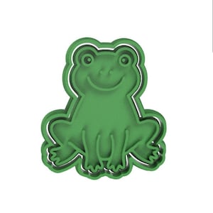 Frog Cookie Cutter, Stamp and Debosser Set