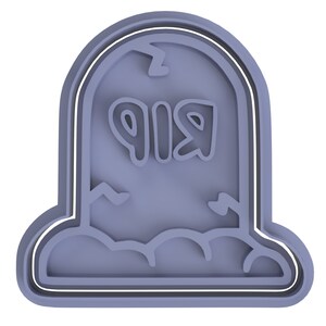 Tombstone RIP - Halloween Cookie Cutter, Stamp and Debosser Set