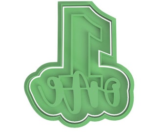 Geburtstagszahlen (1 bis 10) individuelle Ausstechform, Stempel und Präger Set