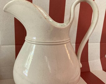 Antique Jules Vieillard Bordeaux Pitcher