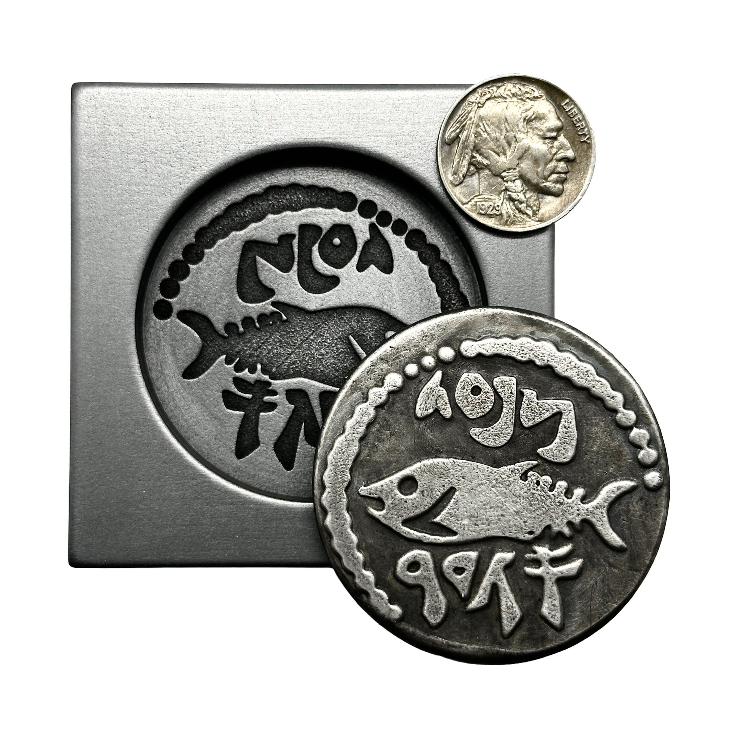 PHOENICIAN BRONZE TUNA - Graphite Coin Mold