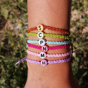 Pulsera de cuentas de colores/Pulsera de hilo de colores/Pulseras simples/Regalos para cumpleaños/Pulsera veelkleurig/Regalos baratos