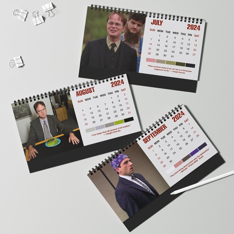 2023 the Office Desk Calendar the Office Calendar 2023 - Etsy
