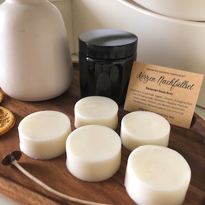 DIY Kerze Selber Machen Set - 100g - Duftkerze aus Sojwachs - Geschenkidee Hobby Kerzenherstellung Kerzengießen nachhaltig Kerze Nachfüllset