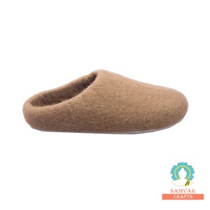 Handmade Wool Indoor Slipper | Unisex Footwear | felt shoes | Choose Your Color