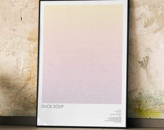 Duck Soup Script Wall Art | Marx Brothers Screenplay Movie Poster