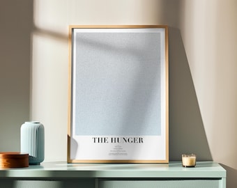 The Hunger Screenplay Movie Poster | 80s Vampire Script Print