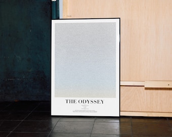 The Odyssey Script Print | Fine Art Movie Poster