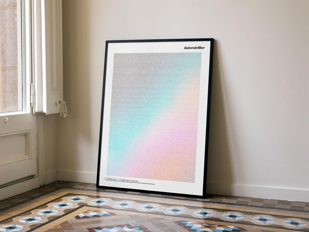 Screenwriting Posters Interstellar Screenplay Poster | Alternative Typography Movie Print ...