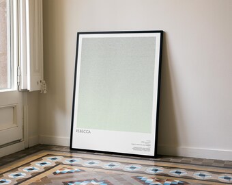 Rebecca Movie Script Poster – Fine Art Hitchcock Film Print