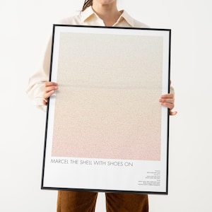 Poster della sceneggiatura di Marcel the Shell with Shoes On / Stampa artistica della sceneggiatura della commedia indipendente