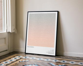 Halloween Screenplay Poster | John Carpenter Film Print - Minimalist -