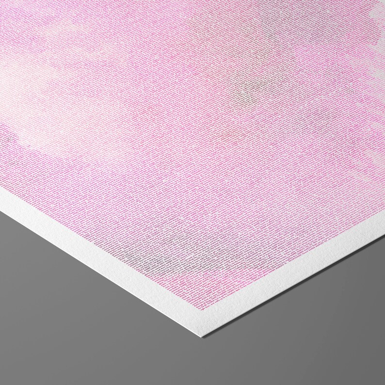 Barbie Screenplay Movie Poster Typographic Abstract Design Midcentury