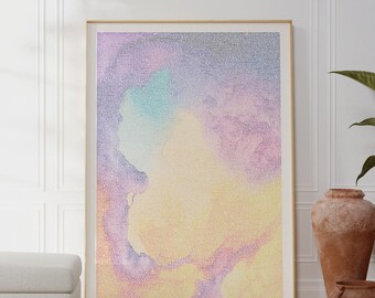 La La Land Screenplay Art Print: Abstract Typographic Movie Poster