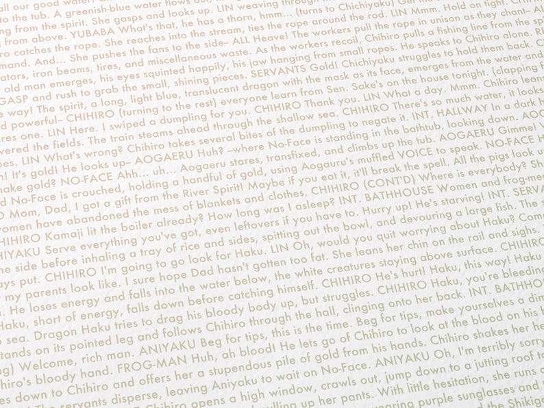 a repeating pattern of text that fills the entire frame, creating a visually dense and text-heavy composition.