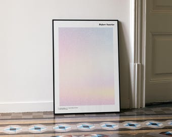 Before Sunrise Script Poster | Minimalist Romantic Drama Film Print - Contemporary -