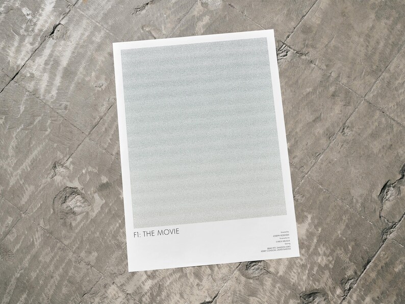 F1 Scriptwriters F1: the Movie Screenplay Art Print | Minimalist Script Poster ...