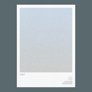 Heat Movie Poster Art Print | Minimalist Design with Full Screenplay for Unique Movie Gift