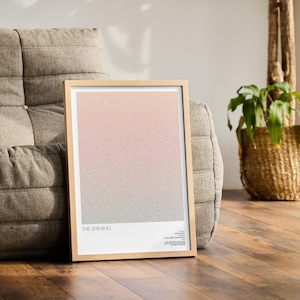 The Shining Film Script Poster | kultiges Horror Kino Kunstdruck für Home Decor