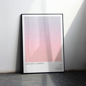 John Wick: Kapitel 4 Script Poster | Action Thriller Drehbuch Kunstdruck