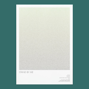 Stand By Me Script Art Print: 80s Movie Poster