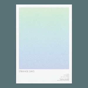 Strange Days Screenplay Poster | Alternative Typography Movie Print