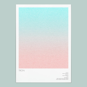 Tron Screenplay Art Print | Alternative Movie Poster with Full Script for Classic Sci-Fi Fans