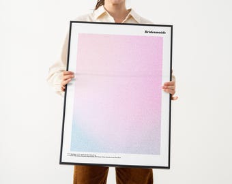 Bridesmaids Screenplay Poster | Alternative Minimalist Movie Print - Contemporary -