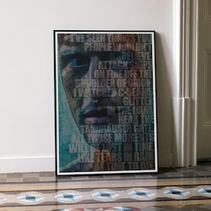 Monólogo de Roy Batty en 'Tears In Rain' / Lámina artística del guion de Blade Runner