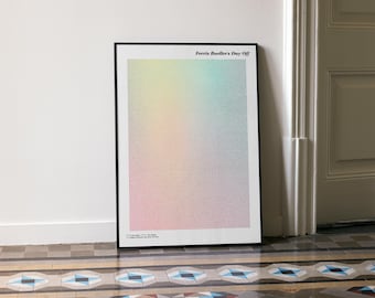 Ferris Bueller's Day Off Screenplay Art Print: 80s Movie Poster - Contemporary -
