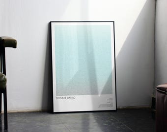 Donnie Darko Screenplay Poster: Minimalist Cult Sci-Fi Art Print