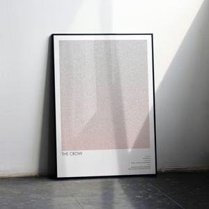 The Crow Script Poster | Alex Proyas Kultfilm-Wandkunst