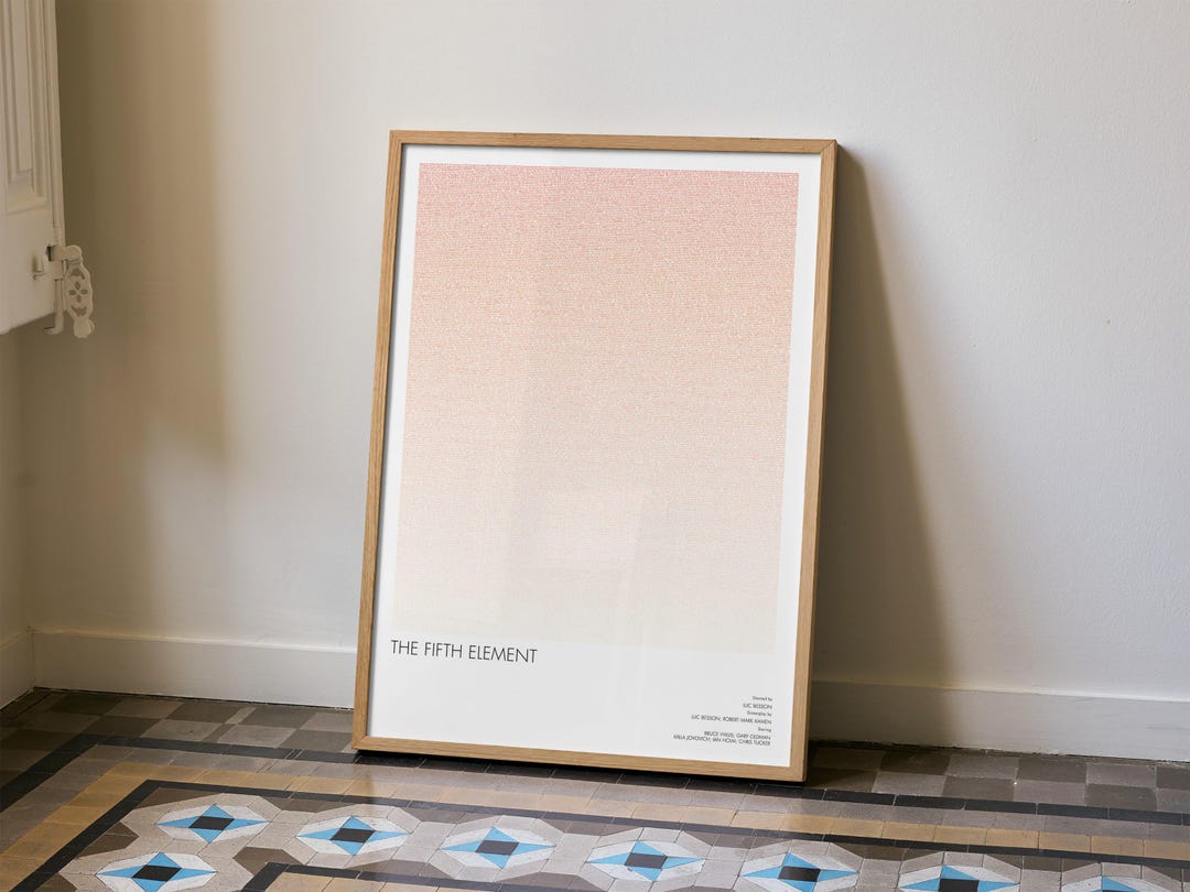 Screenwriting Posters The Fifth Element Screenplay Poster | Bruce Willis & Milla Jovovich ...
