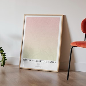 The Silence of the Lambs Script Wall Art | Iconic Horror Thriller Screenplay Print