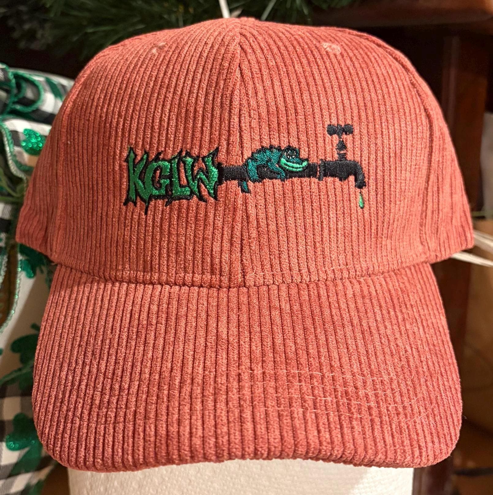 帽子 MURRAL Quartz embroidery hat Rose / Dark Pink Corduroy Embroidered Dripping Tap Hat Inspired by
