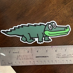 BIG Gator Sticker! King Gizzard and the Lizard Wizard Gator sticker
