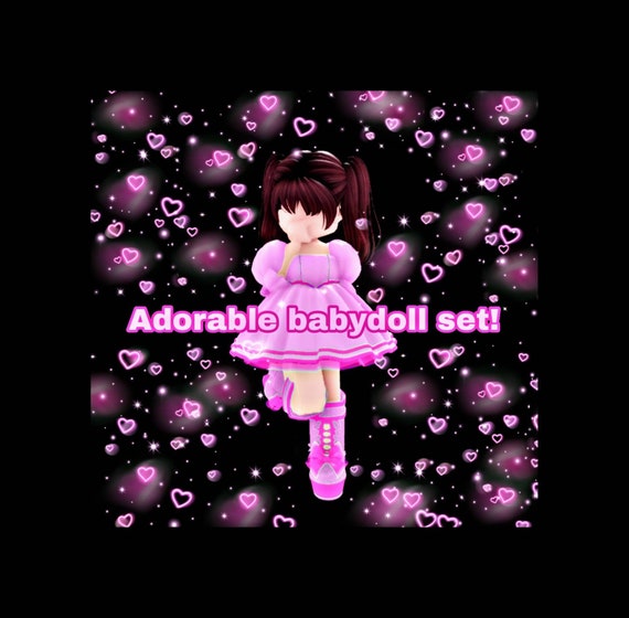 Adorable Baby Doll Set Royale High Etsy