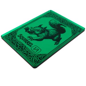 Premium MTG Tokens *GREEN* - Magic the gathering Acrylic Tokens